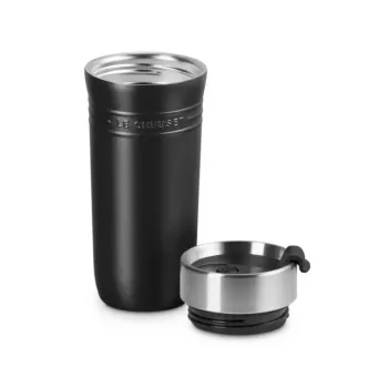 LE CREUSET termokrūze ON THE GO 350ml matēti melna