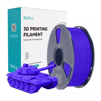 SUNLU PLA+ High-Speed Blue 3D printera kvēldiegs