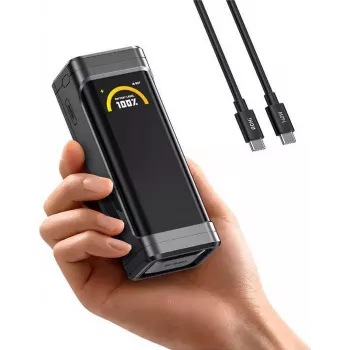 AOHI Black Warrior 10000 mAh PD 65W pārnēsājamais akumulators