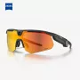 BleeqUp Ranger AI sporta kameras brilles ar Zeiss optiku, melnas