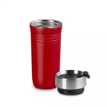 LE CREUSET Thermo krūze ON THE GO 350ml sarkana