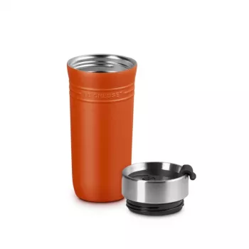 LE CREUSET Thermo krūze ON THE GO 350ml oranža