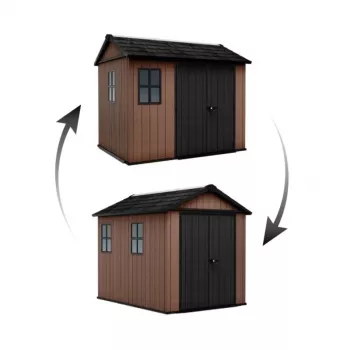 Keter dārza nojume Newton Plus 9x7.5, brūna