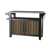 Keter Deco Unity XL grila galds 207L, valriekstu tonis