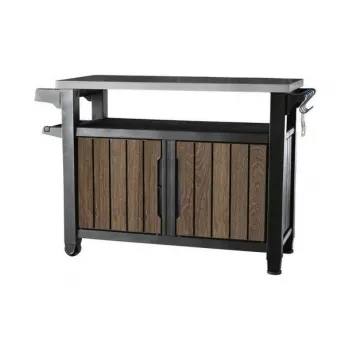 Keter Deco Unity XL grila galds 207L, valriekstu tonis