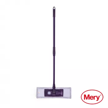 MERY mikrošķiedras mops 45 cm ar metāla rokturi 140 cm