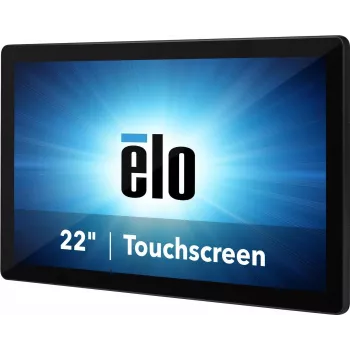 Elo Touch Solutions Elo I-Series 2.0 ESY22i3 - All-in-One (pilns risinājums) - Core i3 8100T / 3.1 GHz - RAM 8 GB - SSD 128 GB - UHD Graphics 630 - GigE - WLAN: 802.11a/b/g/n/ac, Bluetooth 5.0 - Win 10 IoT Enterprise LTSC 64-bit - monitors: LED 54,6 cm (2