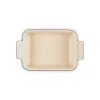 Le Creuset Rectangular Heritage Stoneware 19x14cm / 1,1L melns