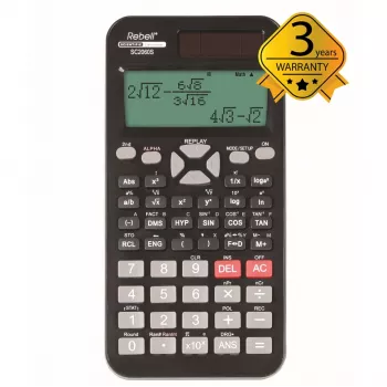 Zinātniskais kalkulators Rebell SC2060S ar punktmatricas displeju un 252 funkcijām