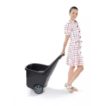 Keter Easy Go XL 62L veļas grozs tumši pelēks