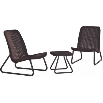 KETER dārza mēbeļu komplekts Rio Patio Set, brūns
