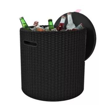 KETER Cool Stool brūns dārza galds/uzglabāšanas kaste