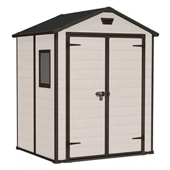Keter Manor 6x5 DD dārza nojume bēšā krāsā
