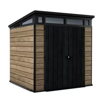 Keter dārza nojume Deco Pent 7x7, oša koka tonī