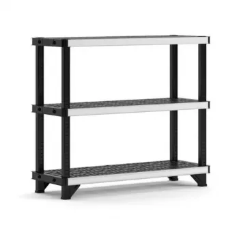 KETER Fused 3 līmeņu plaukts 122,1x45,7x105,8 cm melns