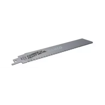 Bahco 7405021 Heavy Metal karbīda uzgaļa zāģa asmens, 225 mm, 8 TPI, 1 gabals