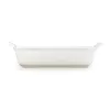 Le Creuset Rectangular Heritage Stoneware 26x19cm / 2,4L balts