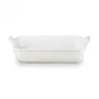 Le Creuset Rectangular Heritage Stoneware 32x24cm / 4L balts