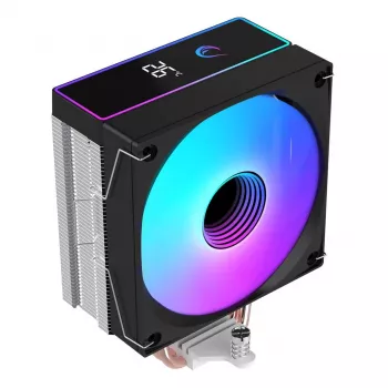 Rampage Octagon B70 120mm PWM ARGB ventilators - melns