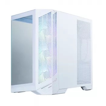 Zalman D50 White ATX Mid Tower datora korpuss ar 3x ARGB ventilatoriem un rūdītu stiklu