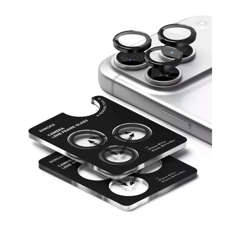 OSŁONA APARATU RINGKE CAMERA FRAME PROTECTOR 2-PACK IPHONE 18 PRO / PRO MAX BLACK