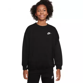 Nike Sportswear Club Fleece bērnu džemperis melns FD2923 010 L