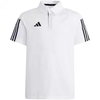 adidas Tiro 23 Competition Cotton bērnu t-krekls balts IC4576 140cm