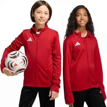 adidas Entrada 26 Track bērnu jakas sarkanā JZ6612 140cm