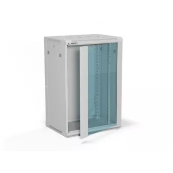 A-LAN ALANTEC 19 collu 18U 600x450 sienas skapis, pelēks