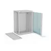A-LAN ALANTEC 19 collu 18U 600x450 sienas skapis, pelēks