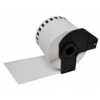 Brother DK22212 saderīgs melns uz balta nepārtrauktas garuma etiķešu rullis 62mm x 15,25m