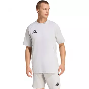 adidas Tiro 26 Travel Tee vīriešu krekls gaiši pelēks KD1120 XL
