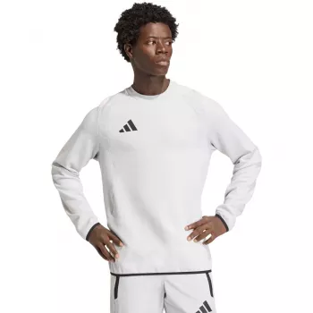 adidas Tiro 26 Travel Crew vīriešu blūze gaiši pelēka KD3323 2XL