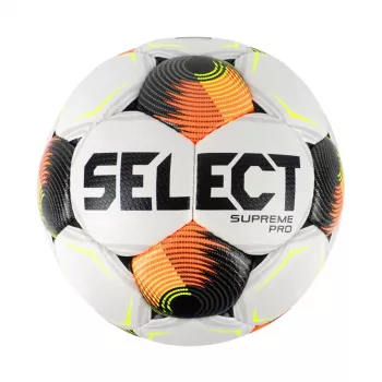 Select Supreme Pro FIFA Basic futbola bumba balti-melni-oranža 1001356/111148 5. izmērs
