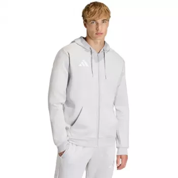 adidas Entrada 26 Full Zip Hoody vīriešu sporta blūze ar kapuci, pelēka KF5947 3XL