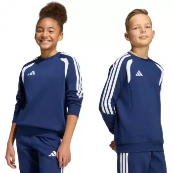adidas Tiro 26 League Sweat Crew bērnu blūze, tumši zila KF5821 140cm