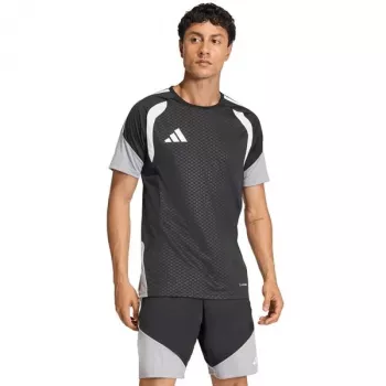adidas Tiro 26 Competition Training Jersey vīriešu futbola krekls melns pelēks balts JX4254 S