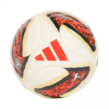 adidas Bundesliga 26/27 Torfabrik Pro futbola bumba, balta-oranža-zelta, KG6037, 5. izmērs
