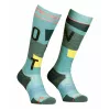 Ortovox Freeride Long Socks Cozy sieviešu distanču slēpošanas zeķes - ice waterfall