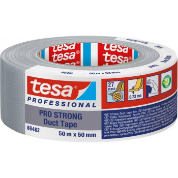 tesa Duct Tape Pro-Strong 66462-00003-00 remonta līmlente pelēka 50 m x 50 mm