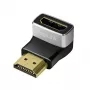 LogiLink AH0005A 8K HDMI adapteris 90° tēviņš uz mātīti 48 Gbps melns