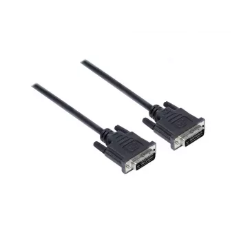 EXSYS DVI-D Dual Link kabelis 24+1 pin Male to Male 5m melns EX-K6310-5