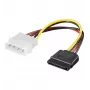 EXSYS S-ATA barošanas kabelis 1 x 4 pin uz 1 x 15 pin, 15 cm (EX-K3610)