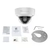 LevelOne FCS-3461 kupolveida IP kamera 2MP ar 4x optisko tālummaiņu H.265 PoE iekštelpu/āra