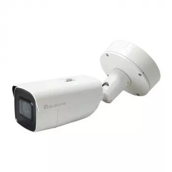 LevelOne FCS-5212 6MP āra bullet IP kamera ar motorizētu varifokālo objektīvu, H.265, IR nakts redzamība, PoE, IP66, IK10