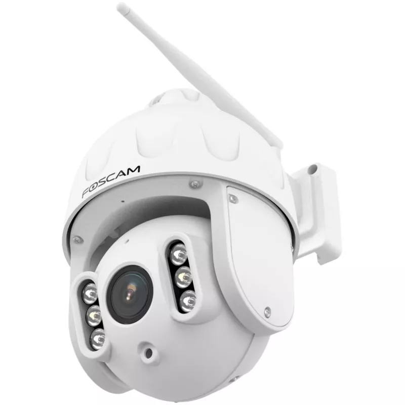 FOSCAM SD8P āra grozāmā Wi-Fi kamera, 8MP 4K, 4x optiskā tālummaiņa, IP66, balta