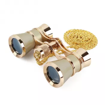 Braun Opera 3x25 binoklis zelta krāsā