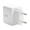 EFB Elektronik G301CE 30W USB-C GaN lādētājs ar 2m USB-C kabeli, balts