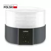 Zelmer ZFD2025 pārtikas žāvētājs, 5 paplātes, 520 W, elektroniskā temperatūras kontrole 35–70°C, taimeris 1–48 h, LED displejs, balts/pelēks