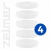 Zelmer ZFD2025 pārtikas žāvētājs, 5 paplātes, 520 W, elektroniskā temperatūras kontrole 35–70°C, taimeris 1–48 h, LED displejs, balts/pelēks